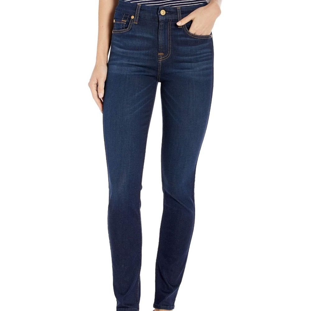 7 for all Mankind High-waist Ankle skinny 25 Slim Illusion Jeans